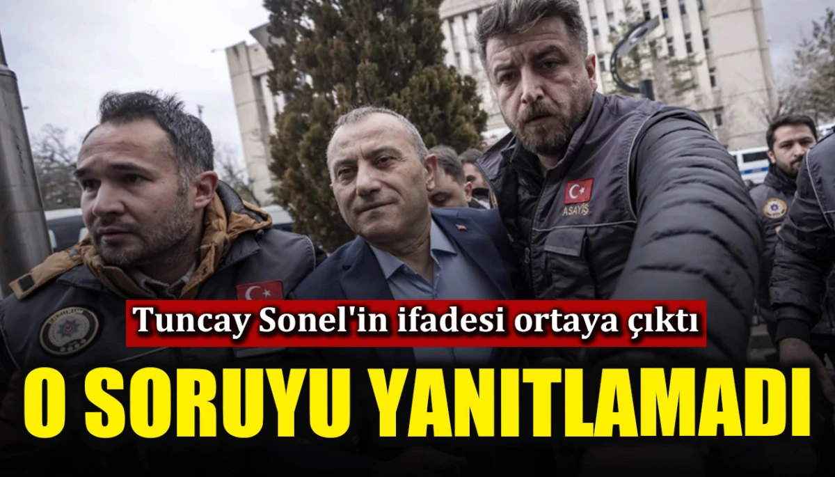 Eski Tunceli Valisi Tuncay Sonel'in ifadesi ortaya çıktı