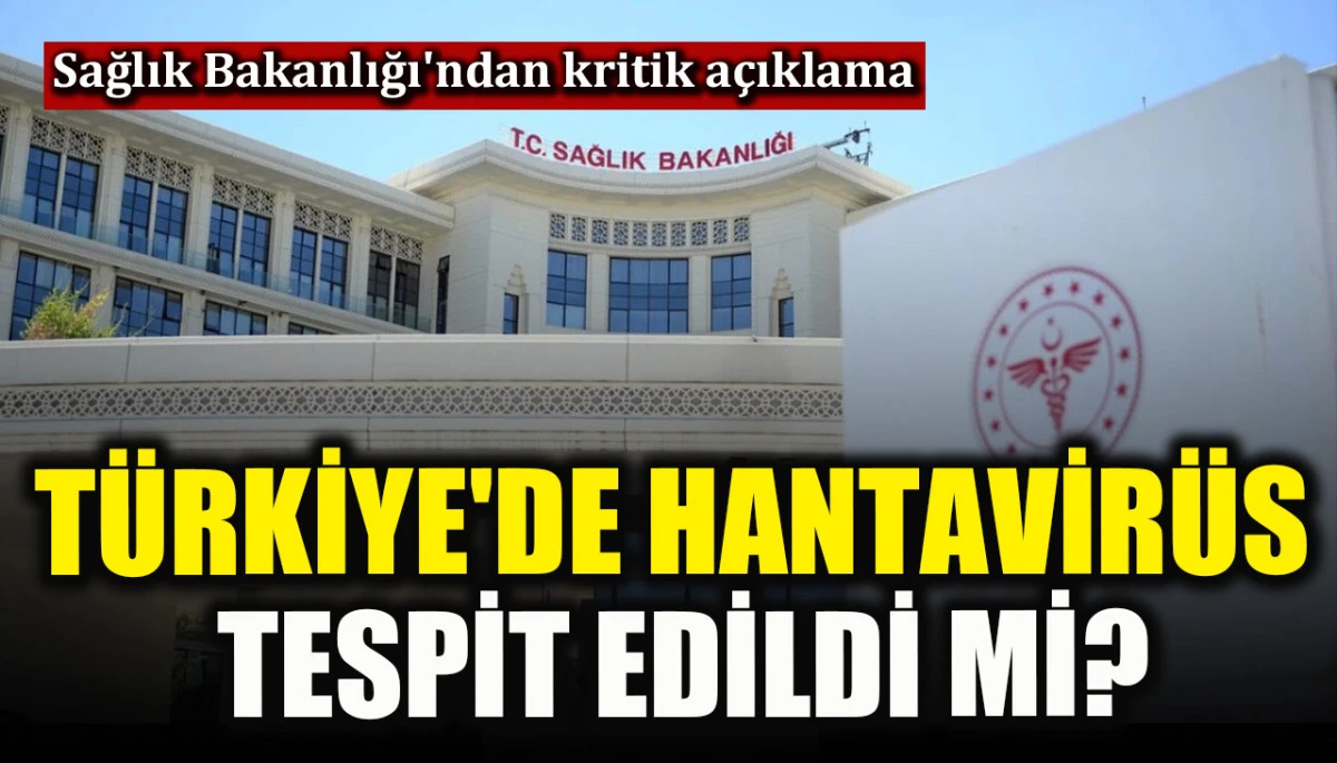 Türkiye'de hantavirüs tespit edildi mi? Sağlık Bakanlığı'ndan kritik açıklama