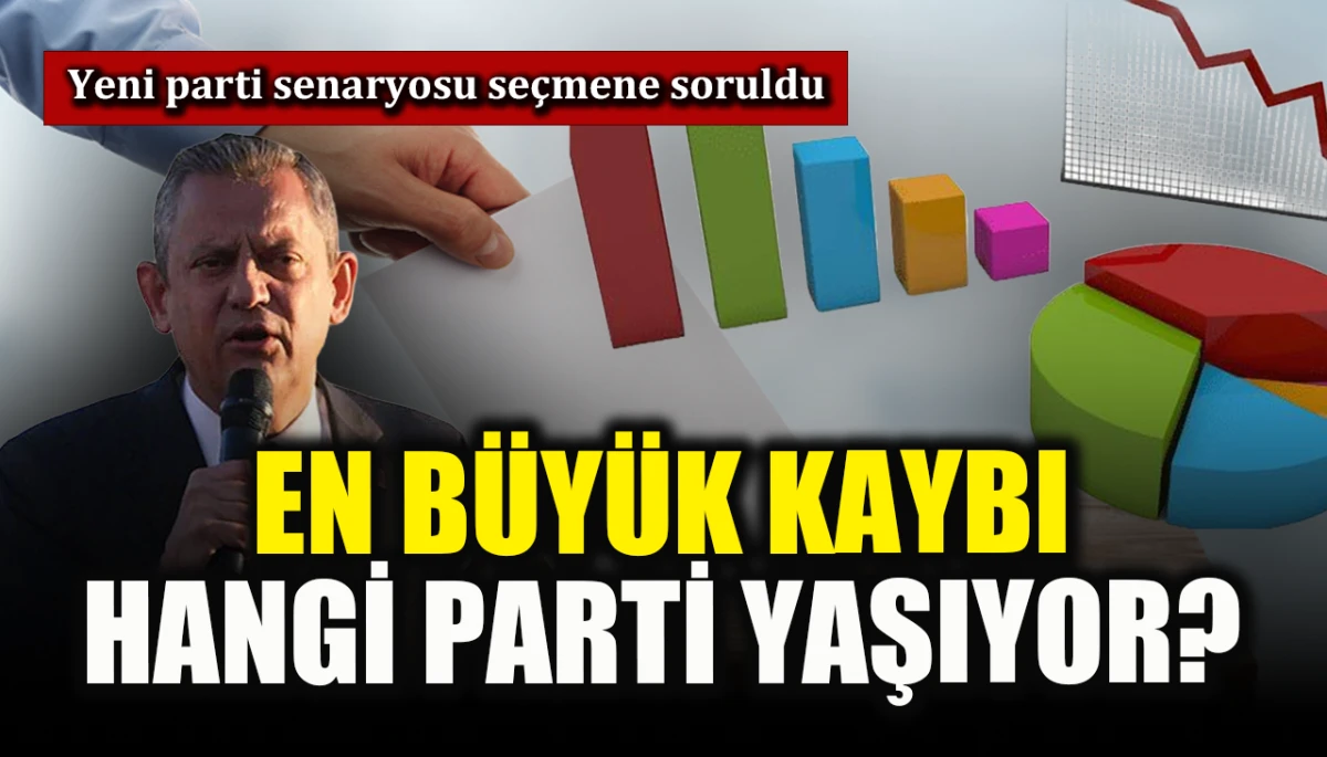 Yeni parti senaryosu seçmene soruldu: En büyük kaybı hangi parti yaşıyor?