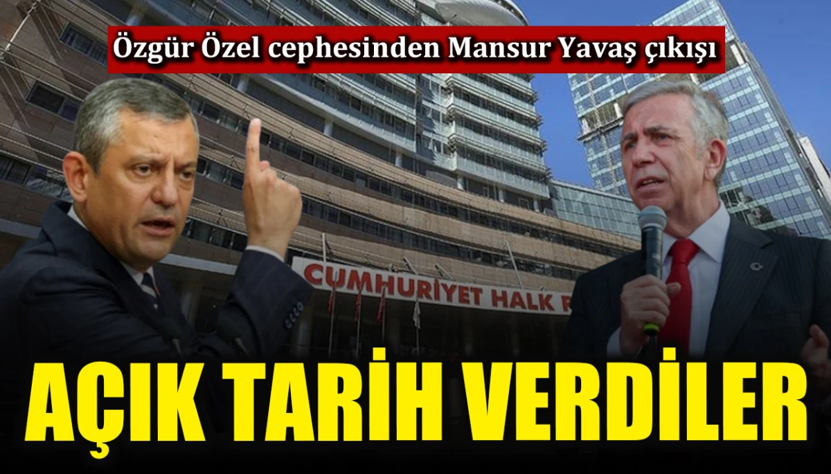 Özgür Özel cephesinden Mansur Yavaş çıkışı ‘Cumhurbaşkanı adaylığı için en doğru isim...’