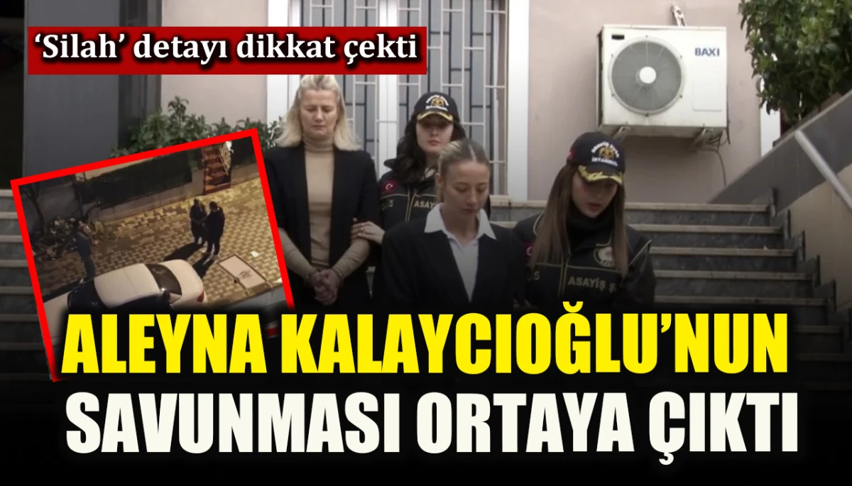 Aleyna Kalaycıoğlu’nun mahkemedeki savunması ortaya çıktı! ‘Silah’ detayı dikkat çekti