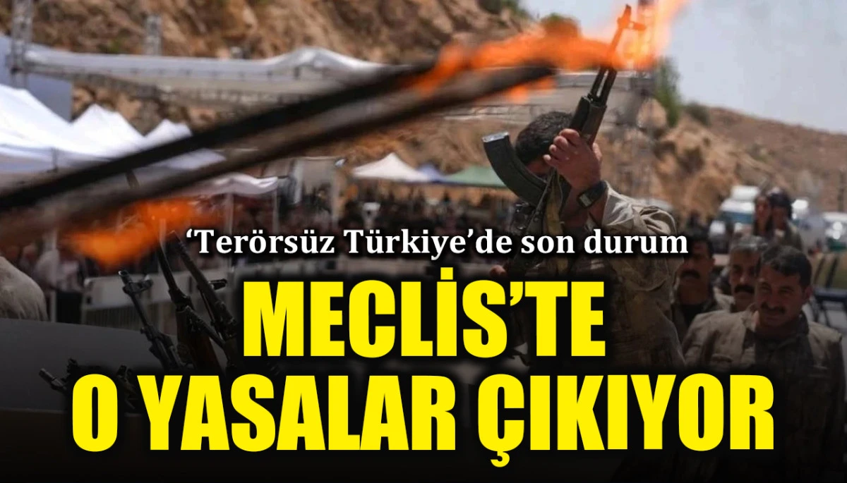 'Terörsüz Türkiye' sürecinde son durum belli oldu: Meclis tatile girmeden o yasalar çıkıyor
