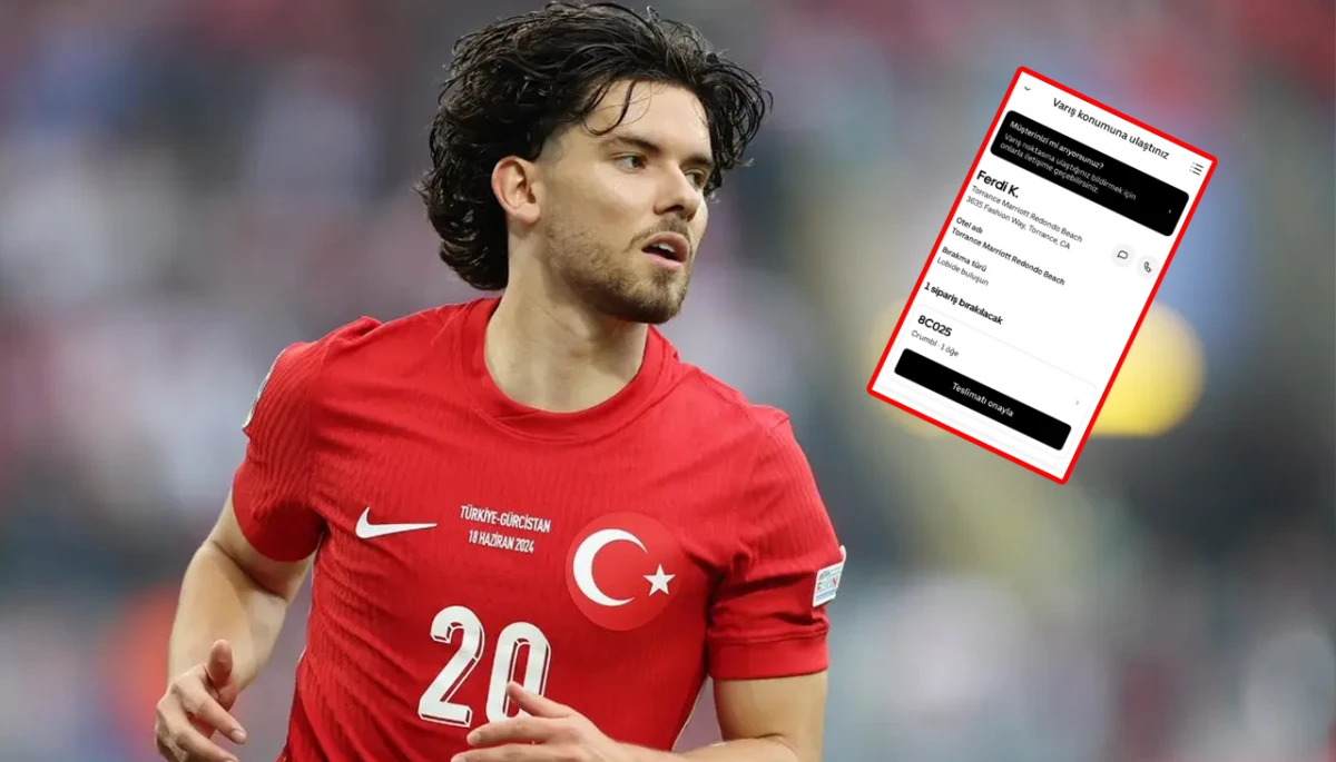 Menüyü kurye paylaştı! Ferdi Kadıoğlu'nun otel siparişi şaşırttı