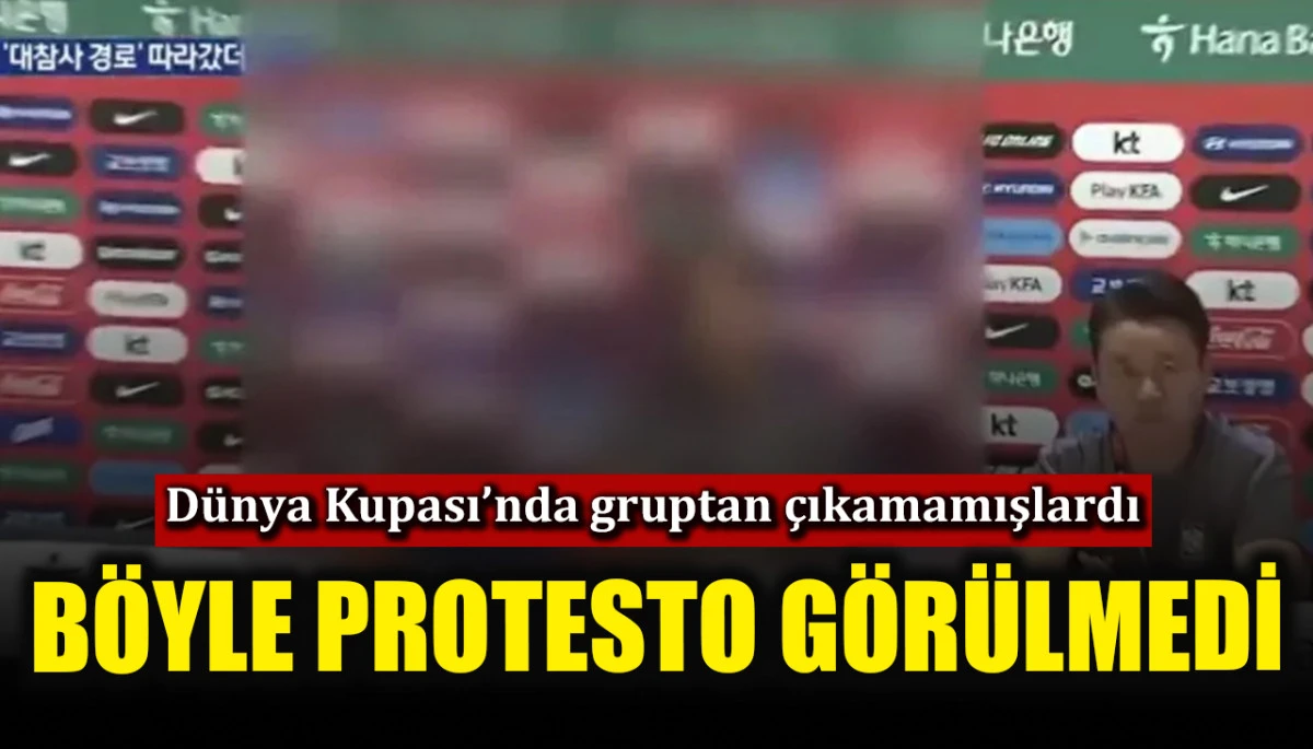 Böyle protesto görülmedi! dünya Kupası’nda gruptan çıkamamışlardı