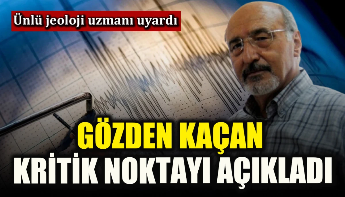Prof. Dr. Osman Bektaş olası deprem öncesi gözden kaçan kritik noktayı açıkladı