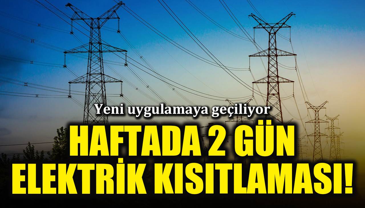 İran'da yeni uygulamaya geçiliyor: Haftada iki gün elektrik kısıtlaması!