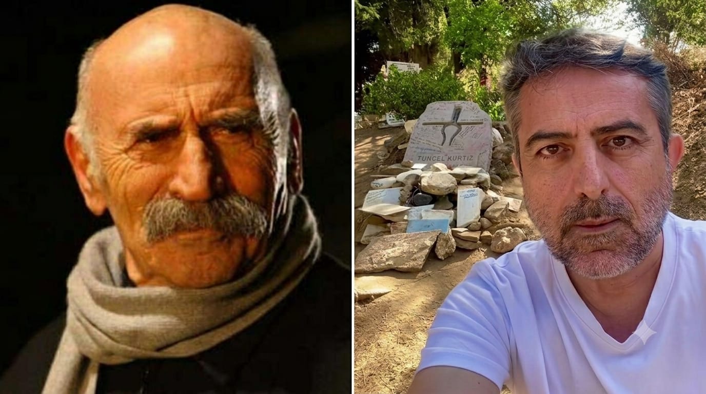 Tuncel Kurtiz'in mezarındaki görüntüler tepki çekti