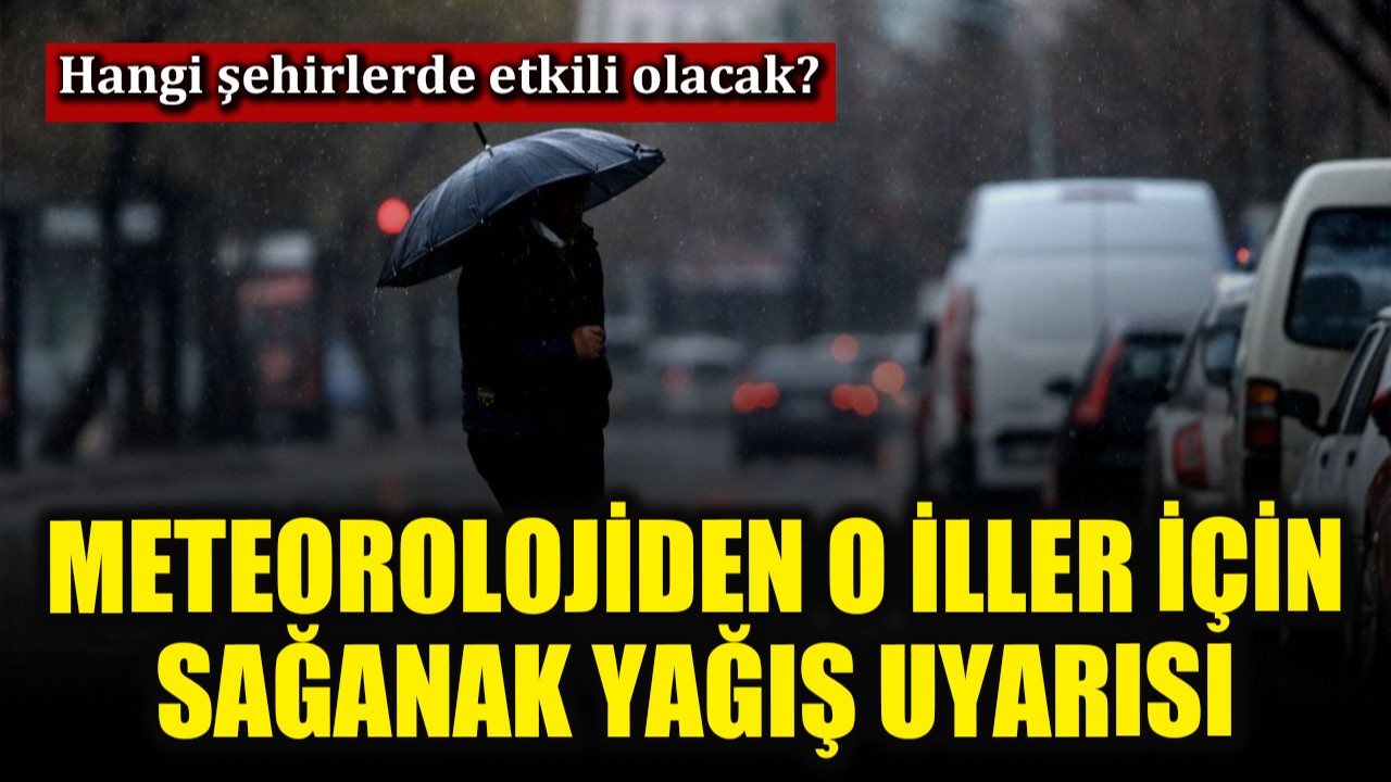Meteorolojiden 35 il için ‘sarı’ ve ‘turuncu’ kodlu uyarı