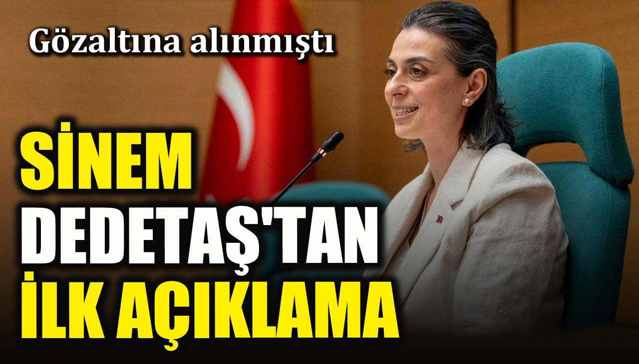 Gözaltına alınmıştı, Sinem Dedetaş'tan ilk açıklama 