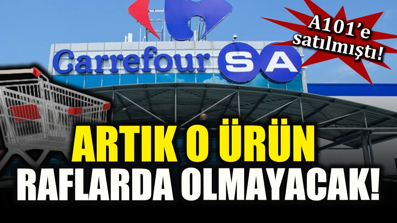 A101'e satılmıştı: Artık o ürün satılmayacak!