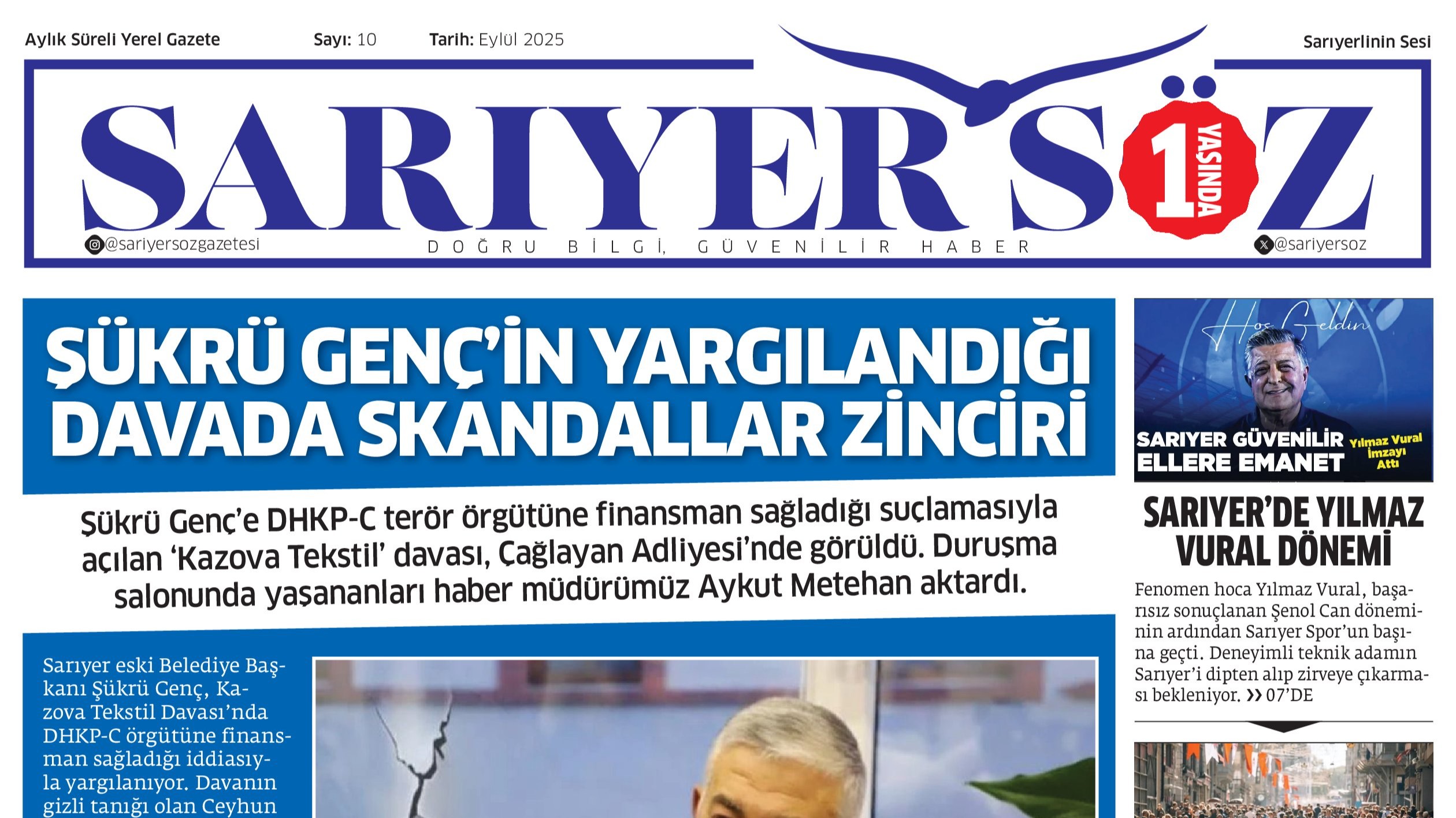 Sarıyer Söz Gazetesi Sayı:10