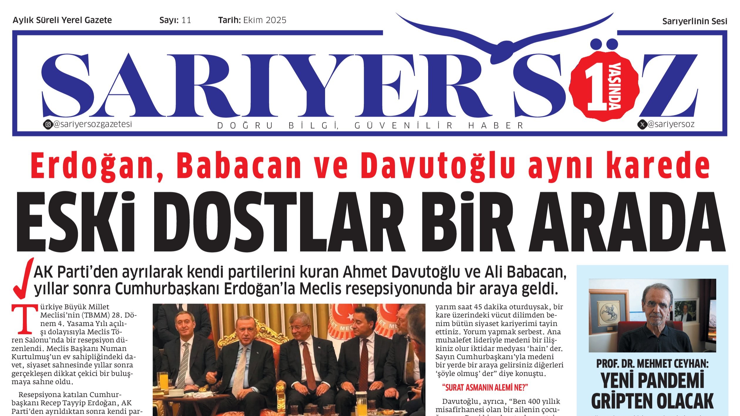Sarıyer Söz Gazetesi Sayı:11