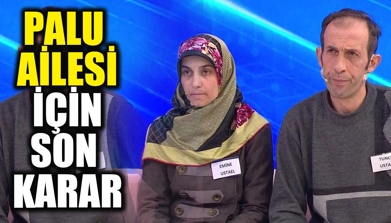 Palu Ailesi dehşetinde son karar