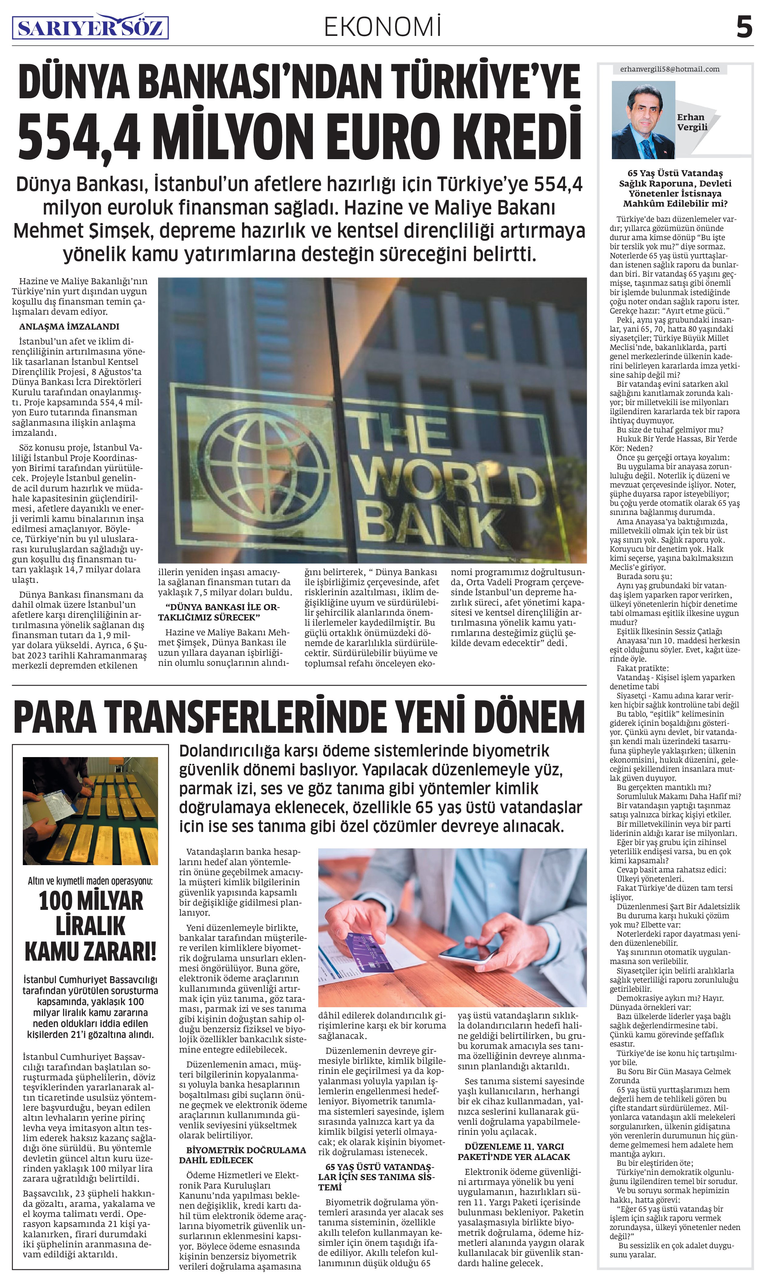 Sarıyer Söz Gazetesi Sayı:12 — Sayfa 4
