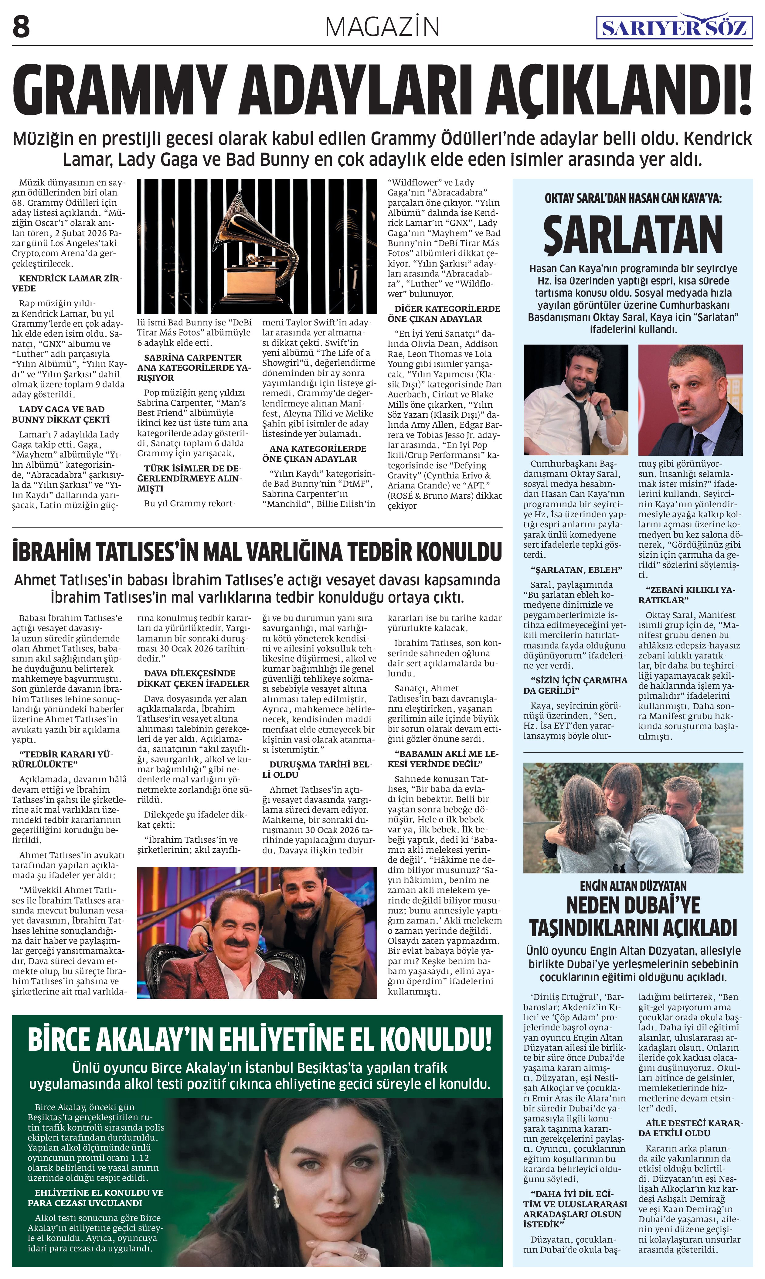 Sarıyer Söz Gazetesi Sayı:12 — Sayfa 7