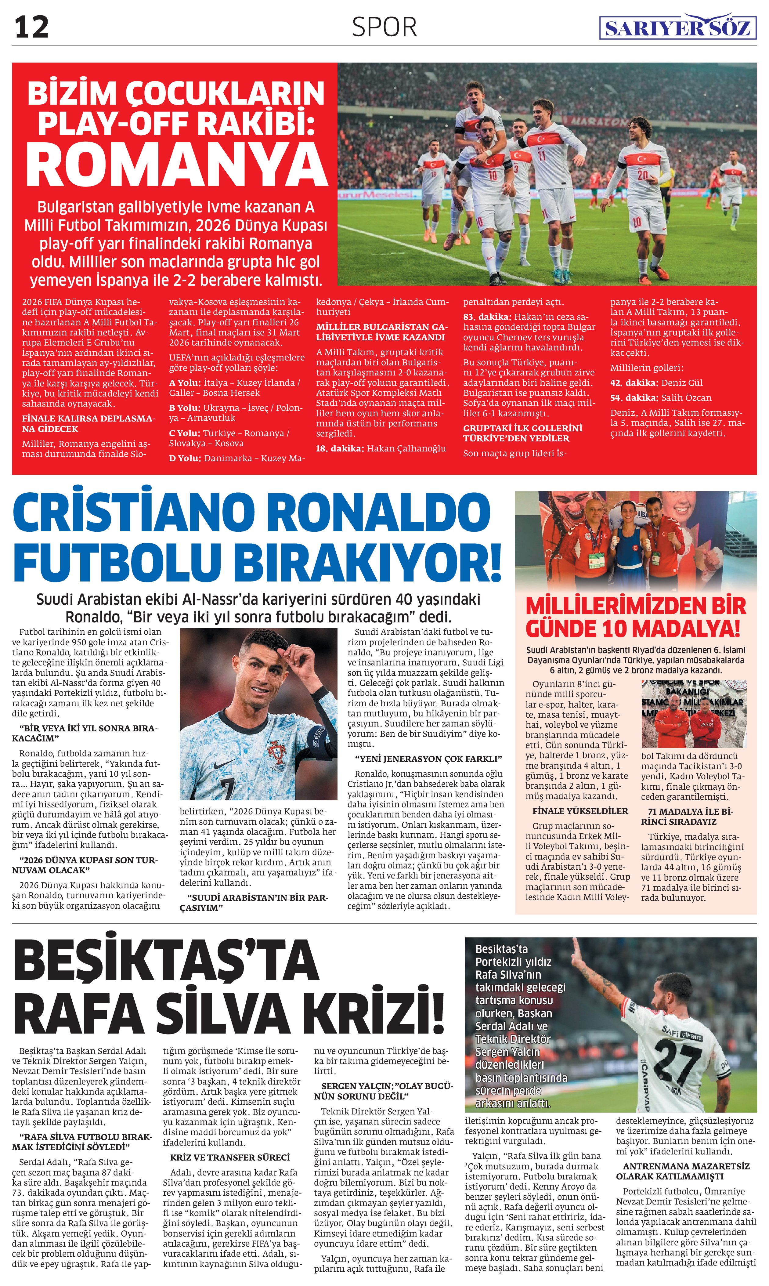 Sarıyer Söz Gazetesi Sayı:12 — Sayfa 11