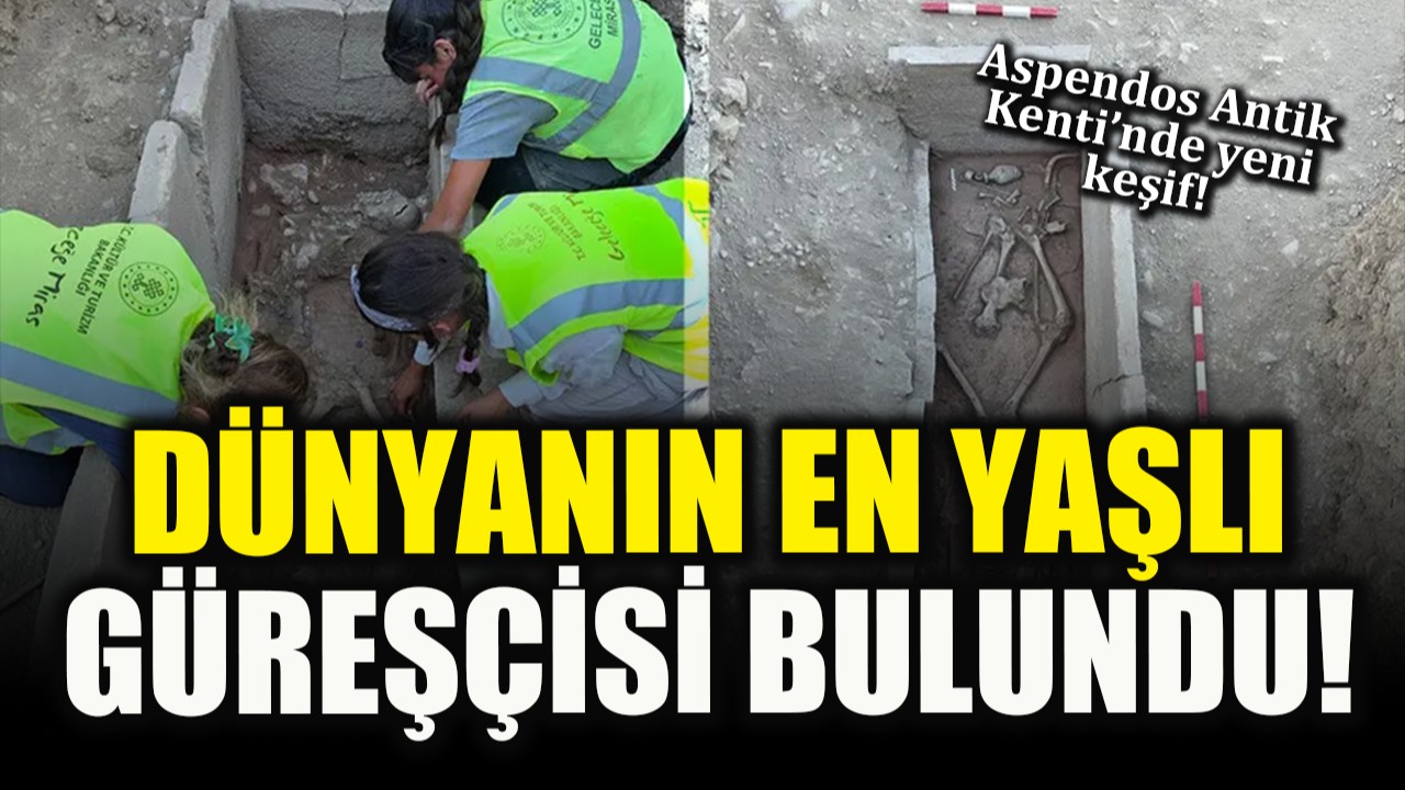 Aspendos Antik Kenti'nde yeni keşif: Dünyanın en yaşlı güreşçisi bulundu!