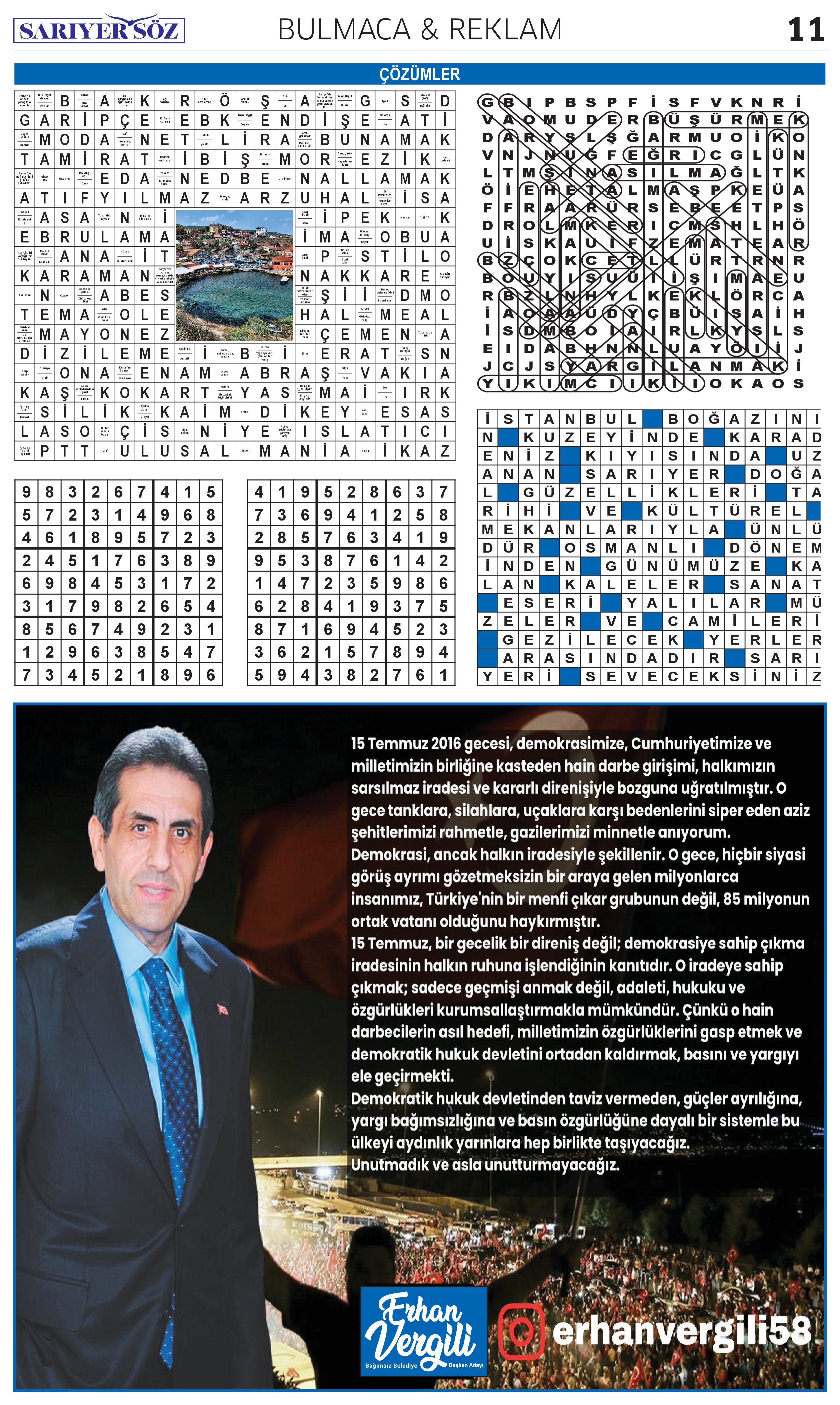 Sarıyer Söz Gazetesi Sayı:8 — Sayfa 10
