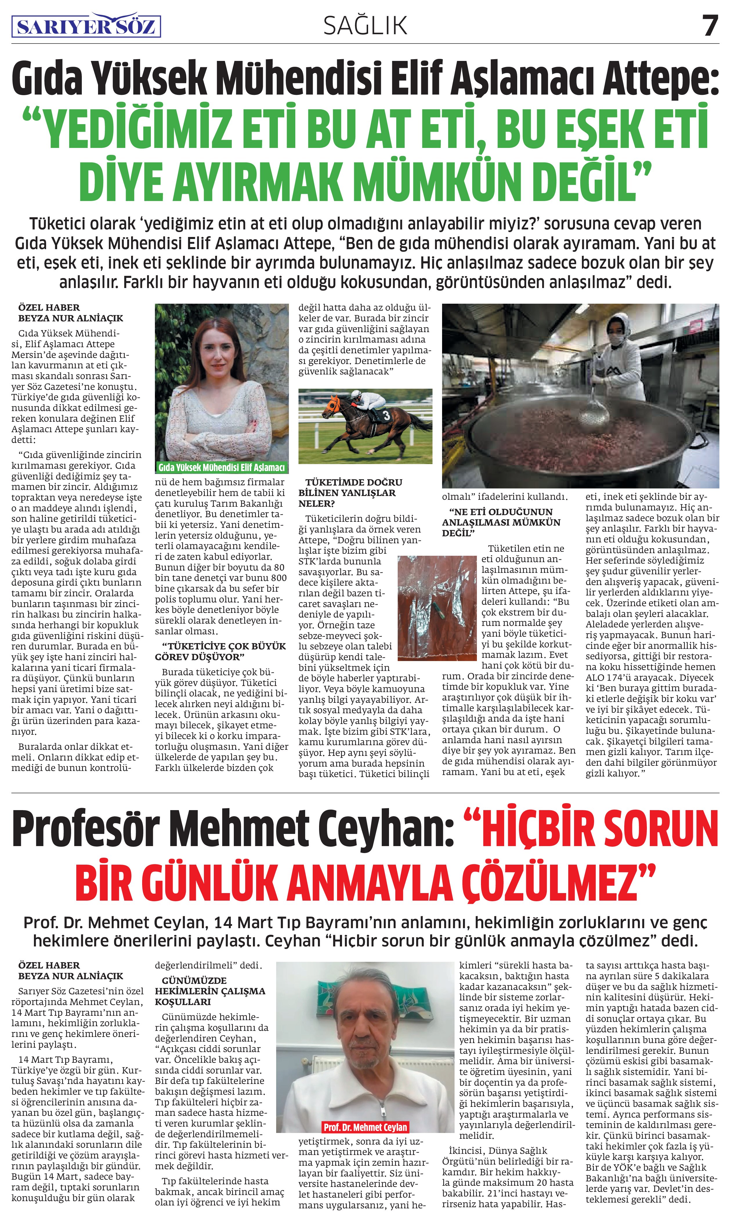 Sarıyer Söz Gazetesi Sayı:17 — Sayfa 7