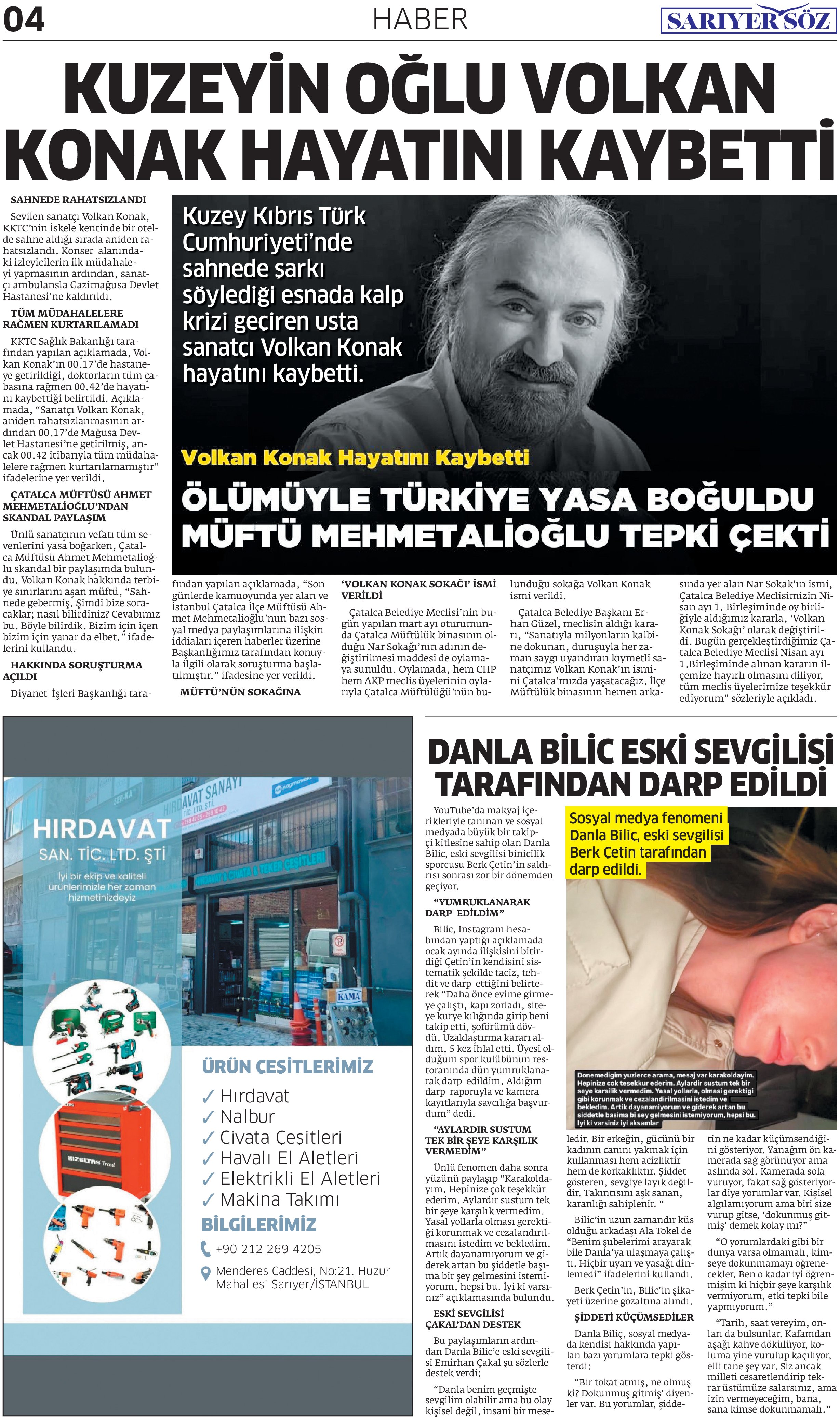 Sarıyer Söz Gazetesi Sayı:5 — Sayfa 5