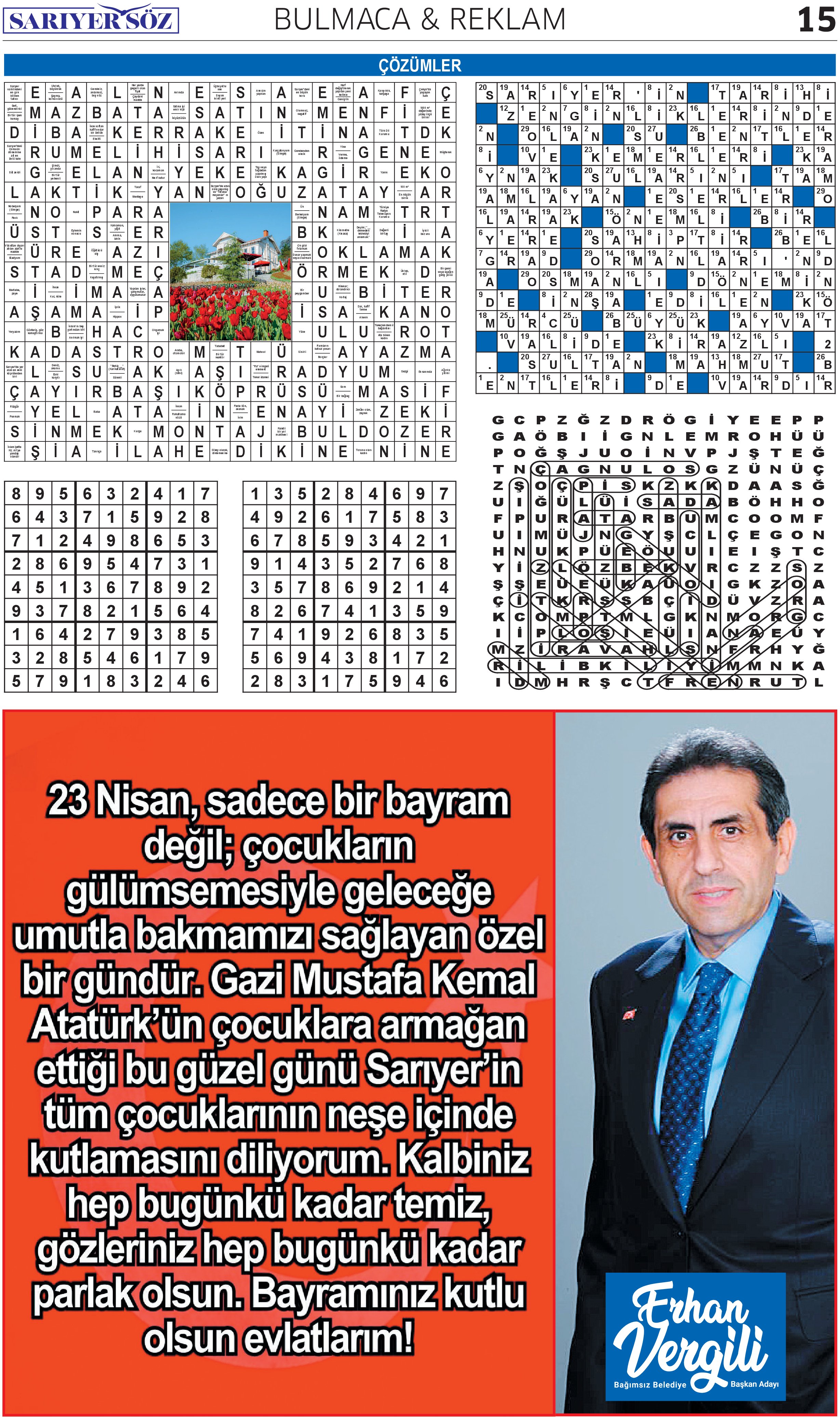 Sarıyer Söz Gazetesi Sayı:5 — Sayfa 14