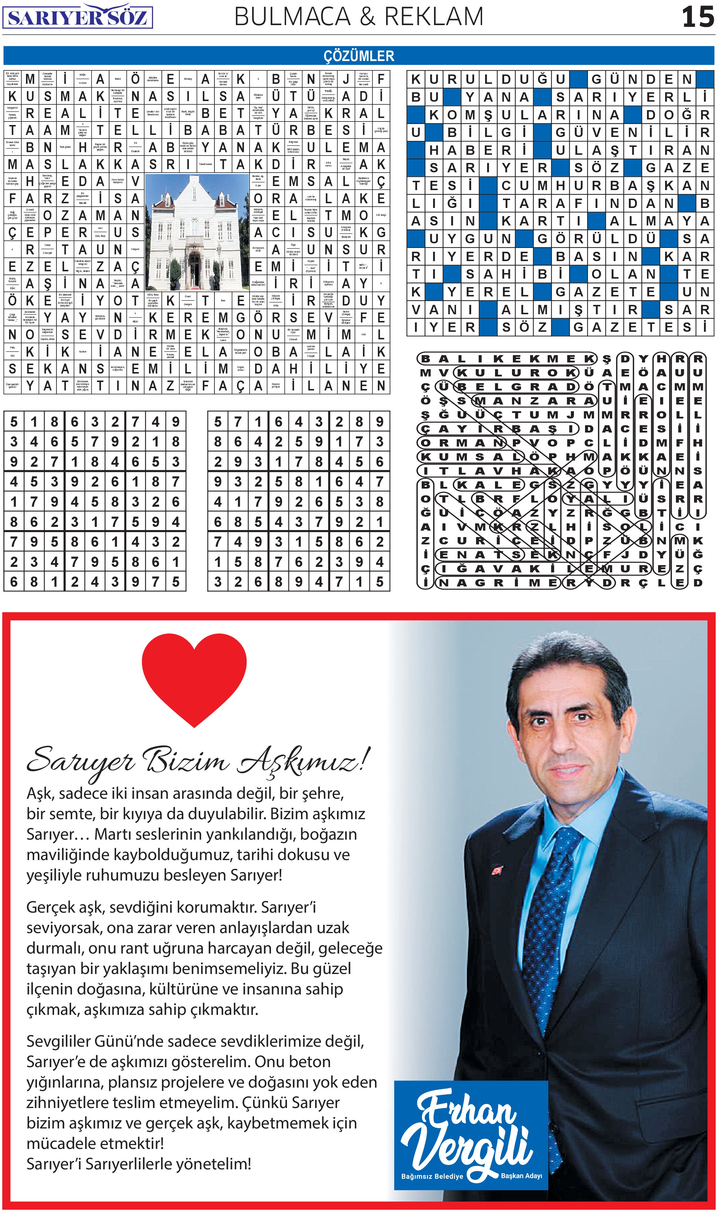 Sarıyer Söz Gazetesi Sayı:3 — Sayfa 14