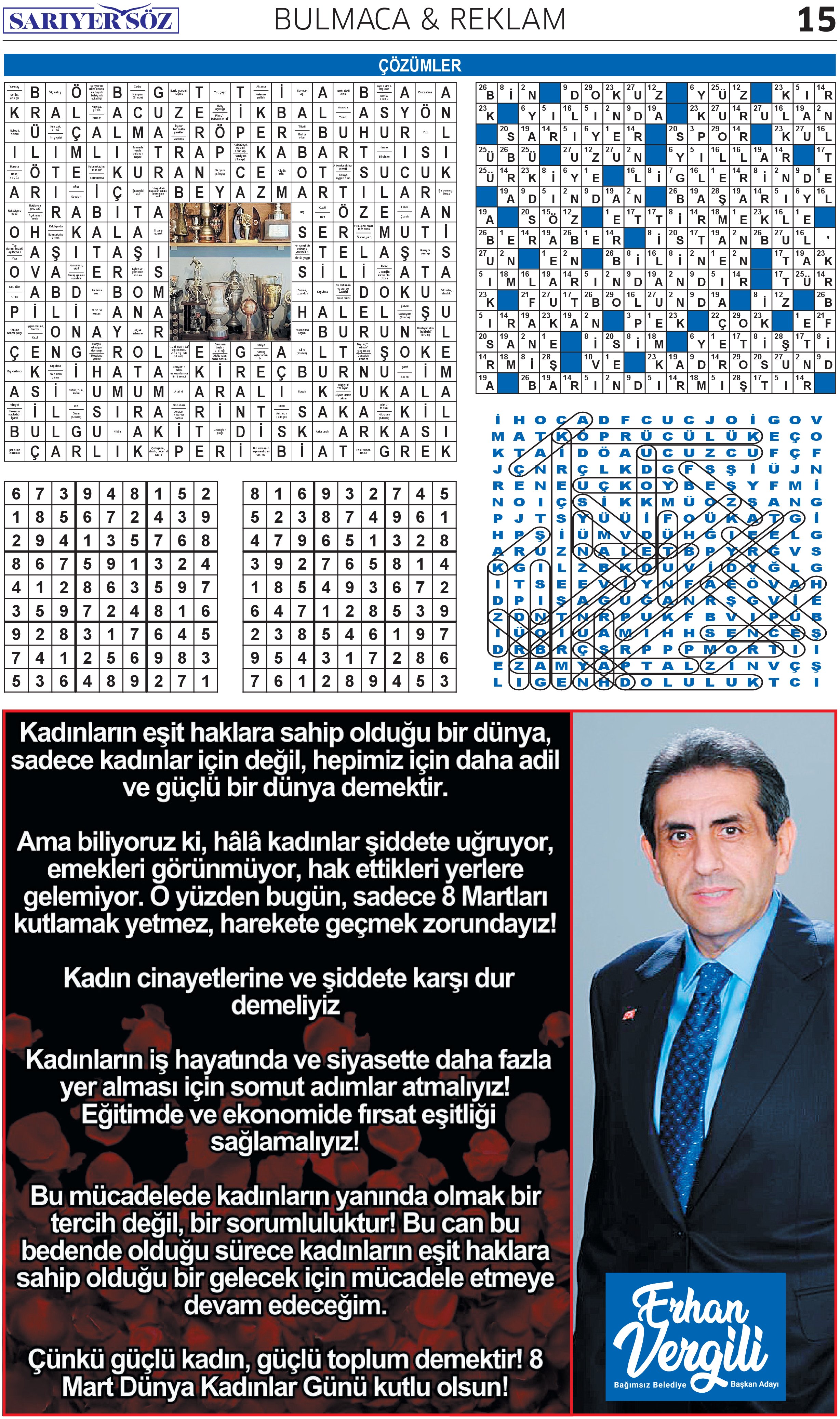 Sarıyer Söz Gazetesi Sayı:4 — Sayfa 14