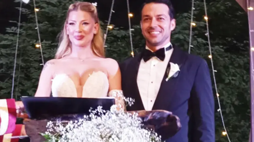 Survivor şampiyonu Hilmi Cem İntepe evlendi! Düğüne ünlüler akın etti!