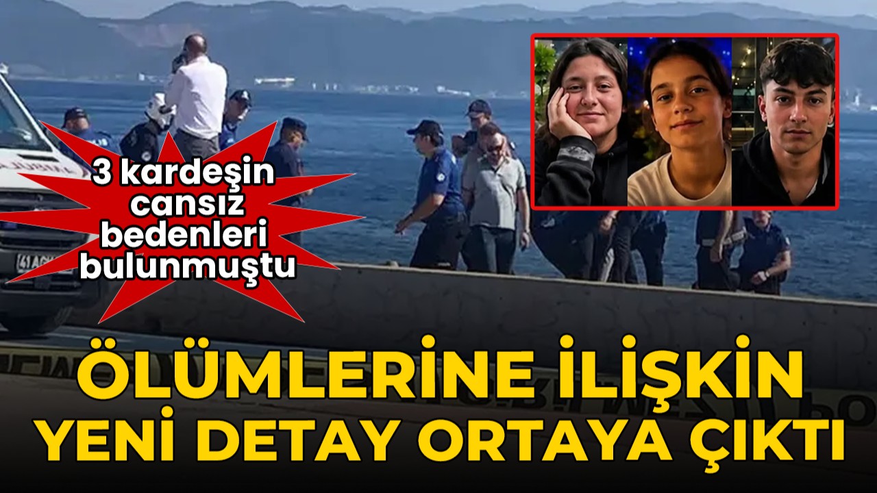 Darıca’da 3 kardeşin ölümünde yeni detay: Ön otopside 'alkol' tespit edildi