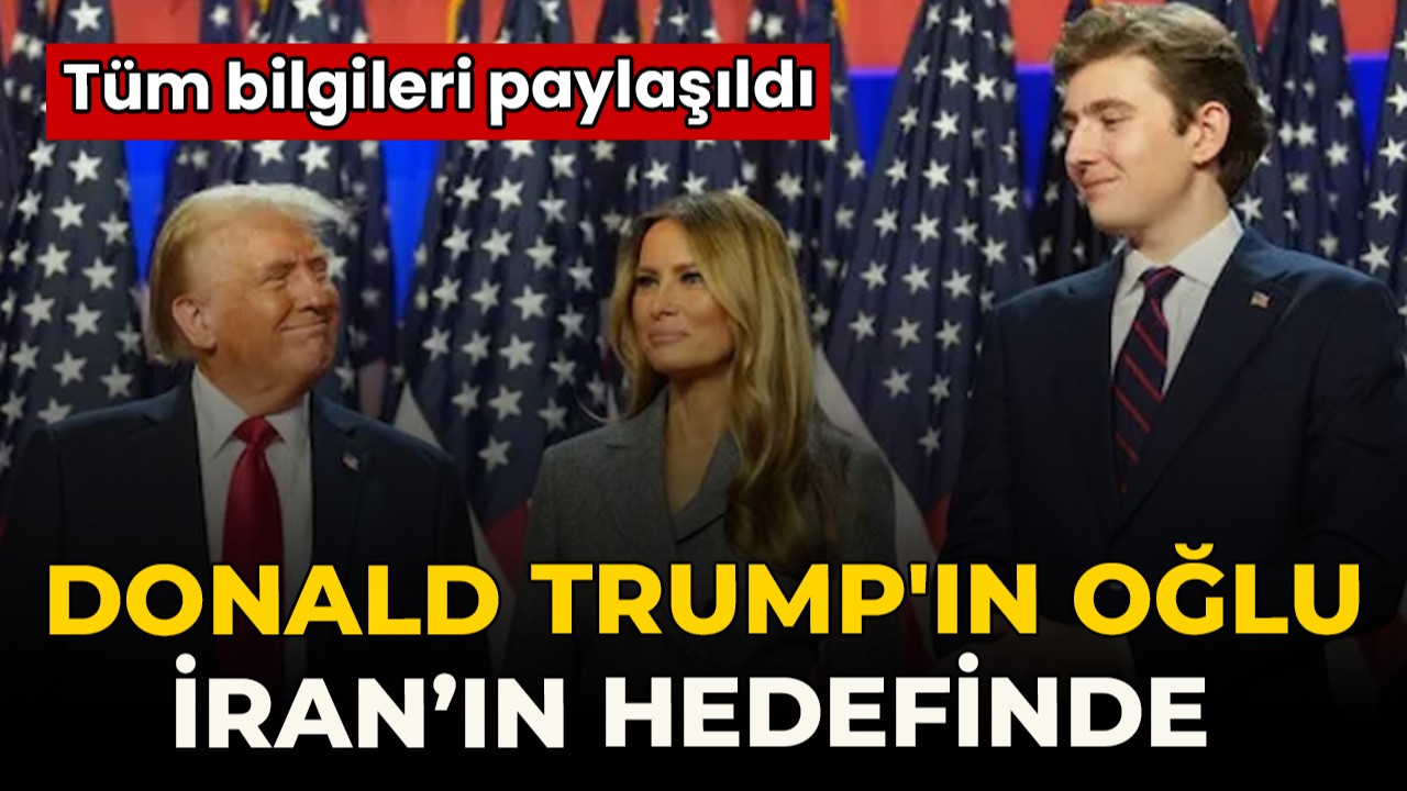 İran’ın, Trump'ın oğlunun başına 10 milyon dolar ödül koyduğu öne sürüldü