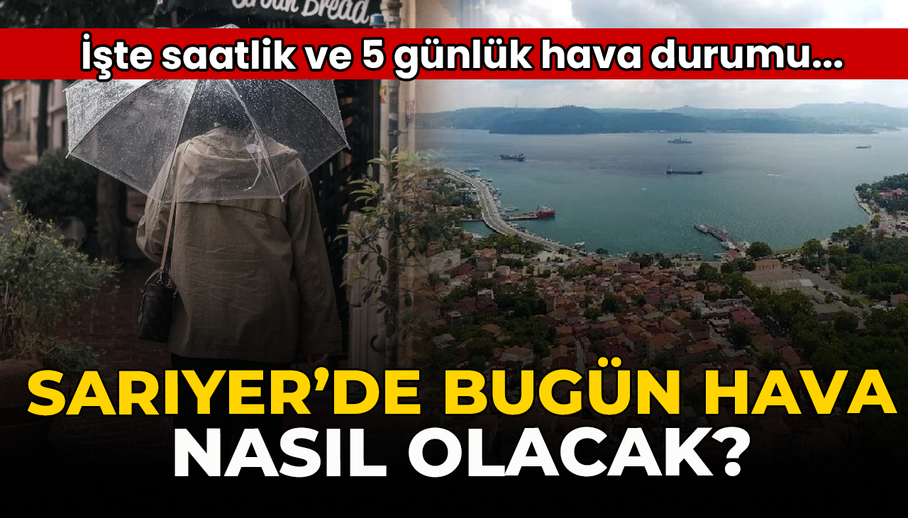 Sarıyer’de Bugün Hava Nasıl Olacak? 28 Ağustos Hava Durumu Tahmini ve Detaylar