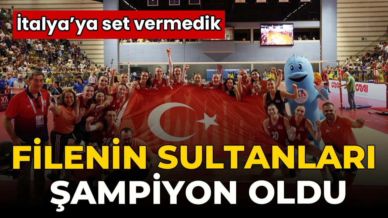 Filenin Sultanları, Akdeniz Oyunları’nda altın madalya kazandı