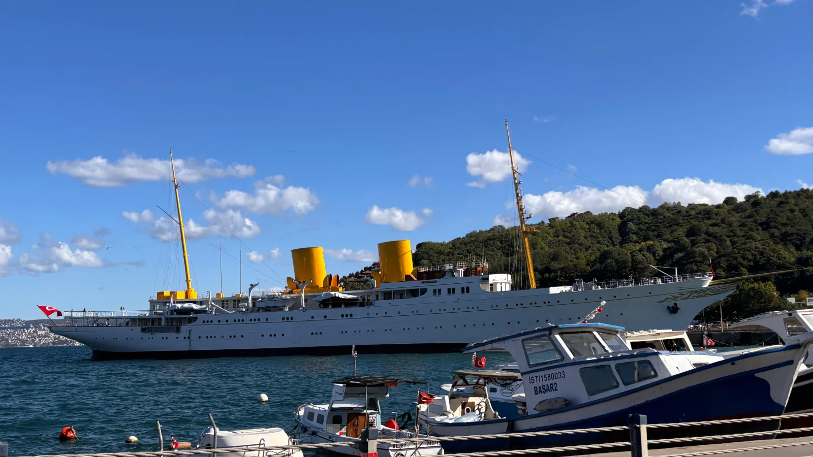 Atatürk'ün gemisi TCG Savarona Sarıyer'de!