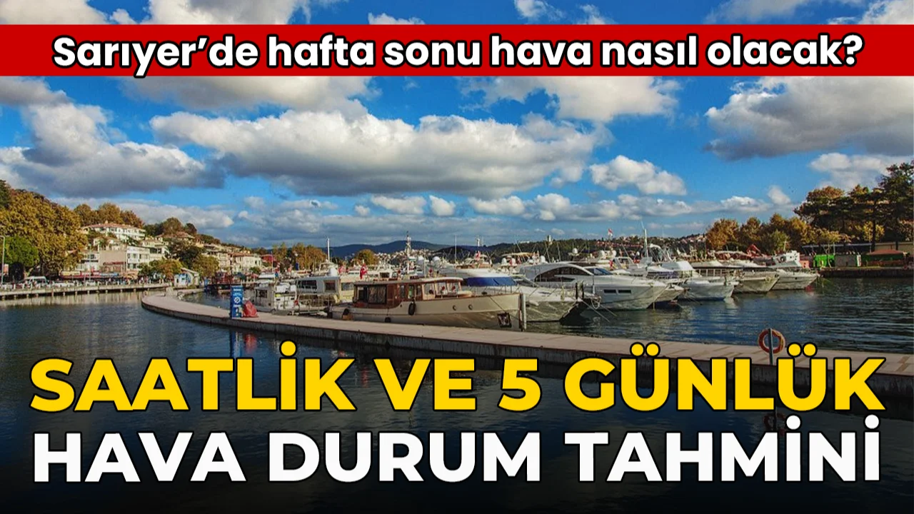 Sarıyer’de Bugün Hava Nasıl Olacak? 10 Eylül Hava Durumu Tahmini ve Detaylar...