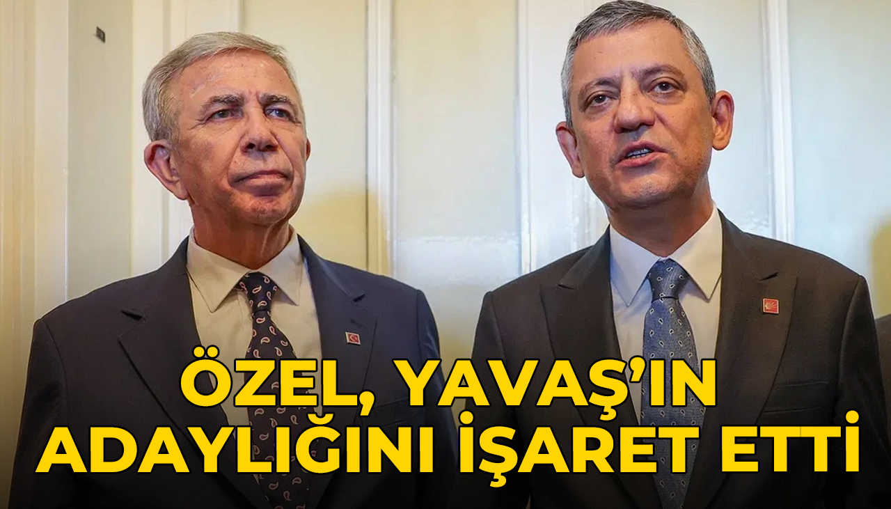 Özgür Özel, Mansur Yavaş'ın adaylığını işaret etti: Önemli bir seçenek