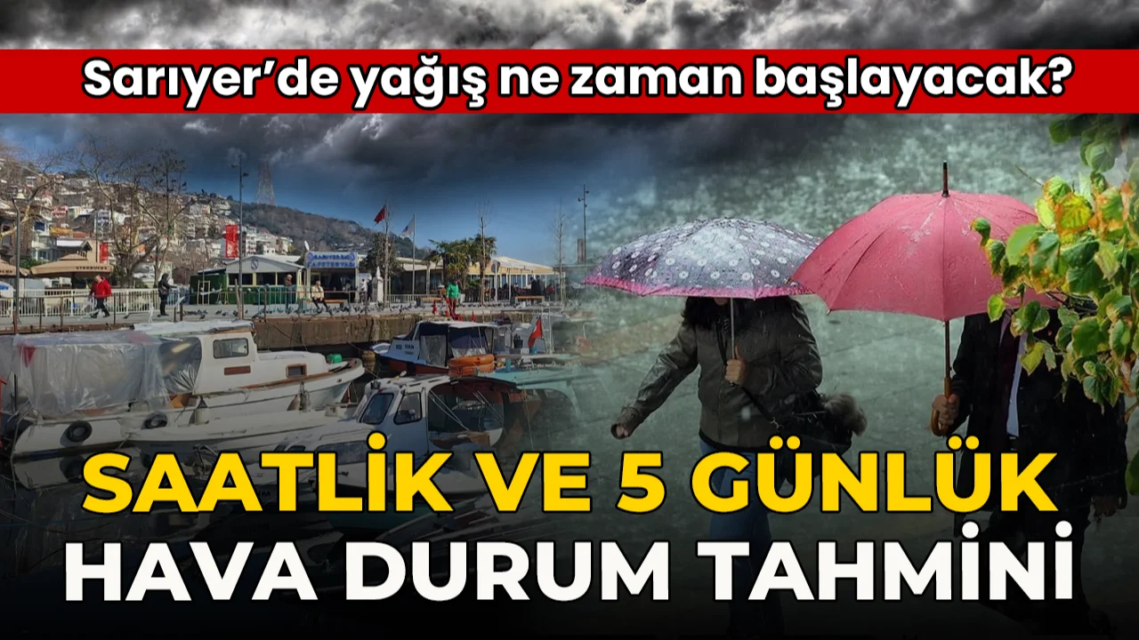 Sarıyer’de Bugün Hava Nasıl Olacak? 22 Eylül Hava Durumu Tahmini ve Detaylar...