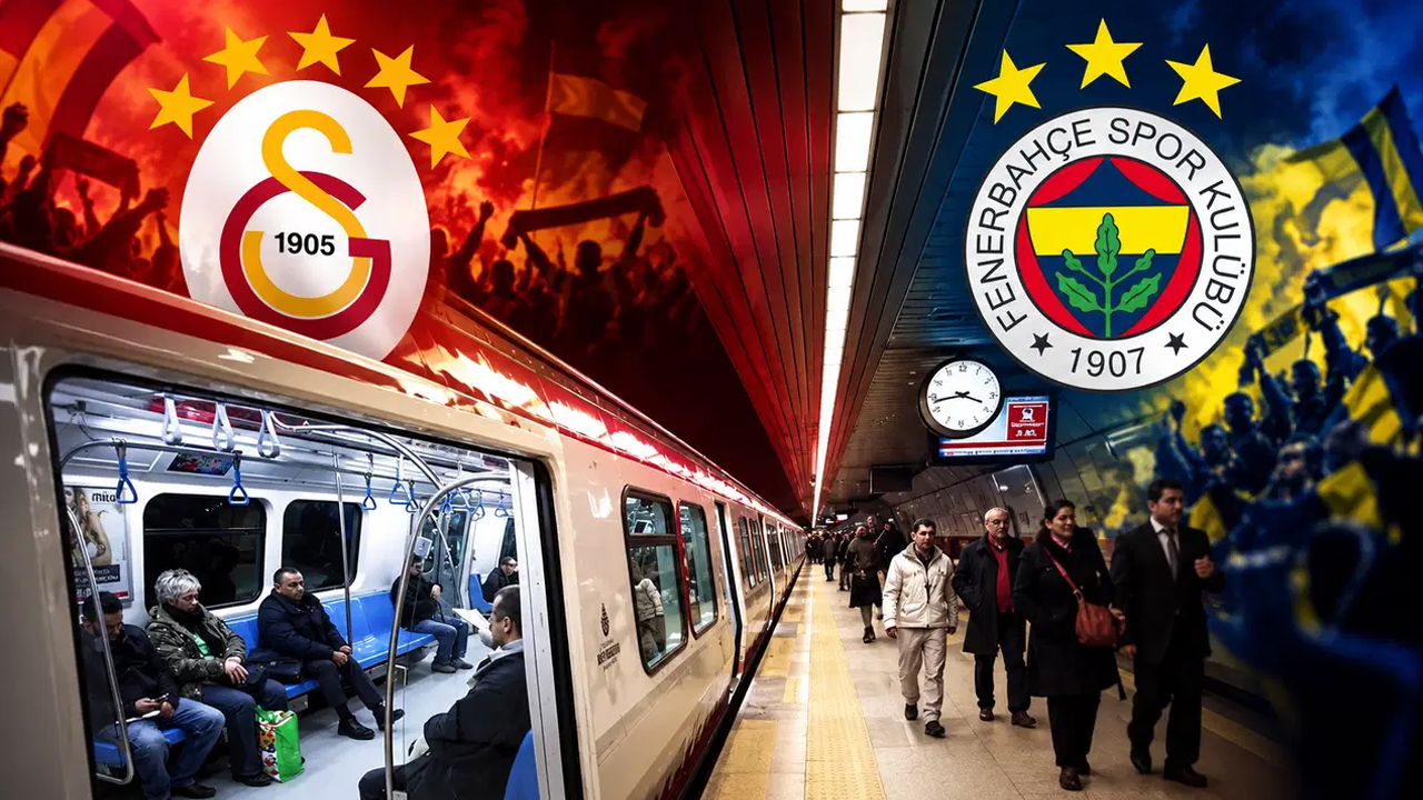 Galatasaray-Fenerbahçe derbisi öncesi metro seferlerine düzenleme