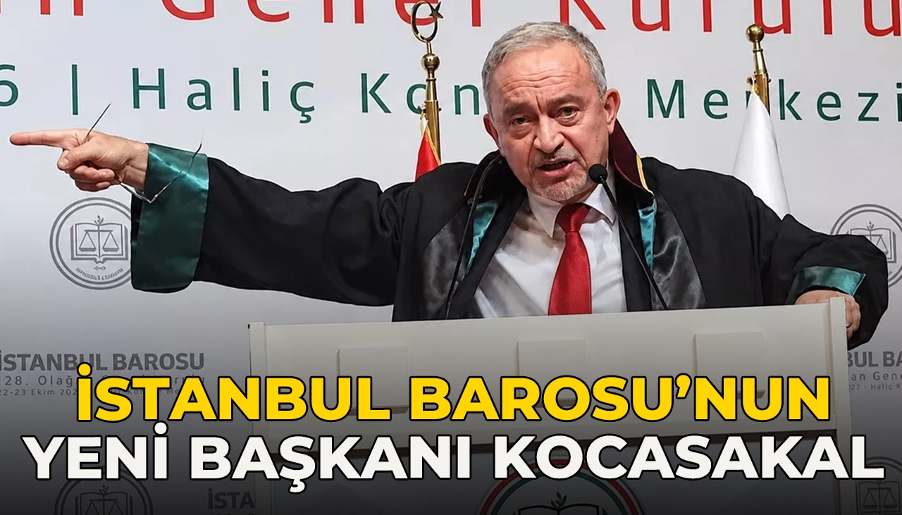 İstanbul Barosu’nun yeni başkanı Ümit Kocasakal oldu