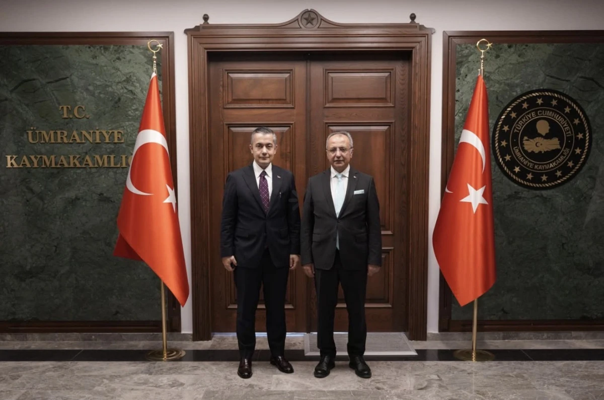 Esenyurt Belediye Başkanı Can Aksoy’dan Ümraniye Kaymakamı Yüksel Çelik’e Ziyaret