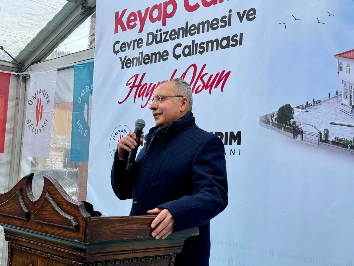 Kaymakam Yüksel Çelik, Ümraniye'de KEYAP Camii Yenileme Açılışında