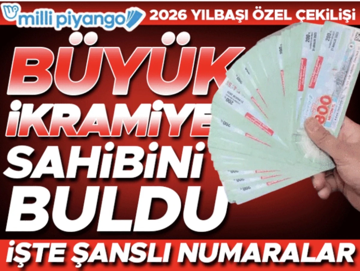 Milli Piyango 2026 Yılbaşı Çekilişi Sonuçları Sorgula - Büyük İkramiye, Amorti ve Şanslı Numaralar Tam Liste