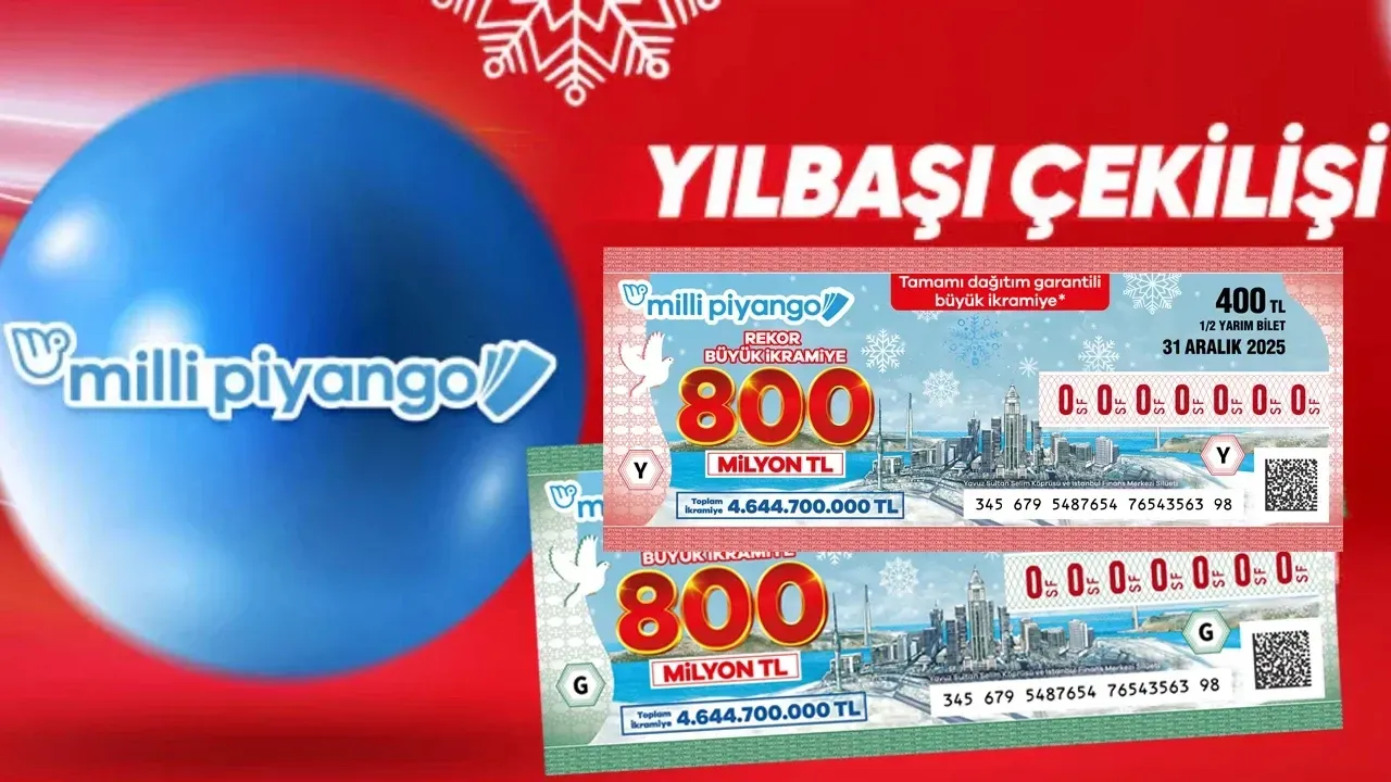 Milli Piyango 2026 Yılbaşı Çekiliş Sonuçları Listesi, Bilet Sorgulama ve Sıralı Tam Liste
