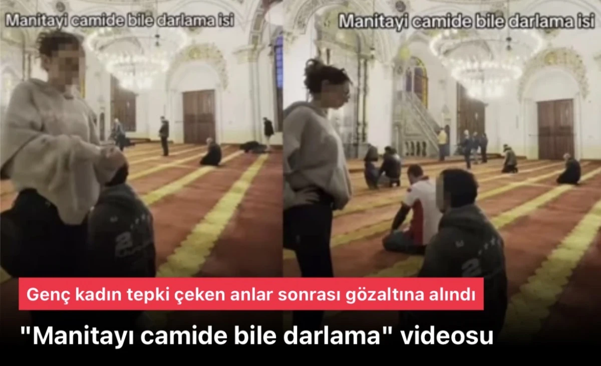 Camide video çekenler gözaltında