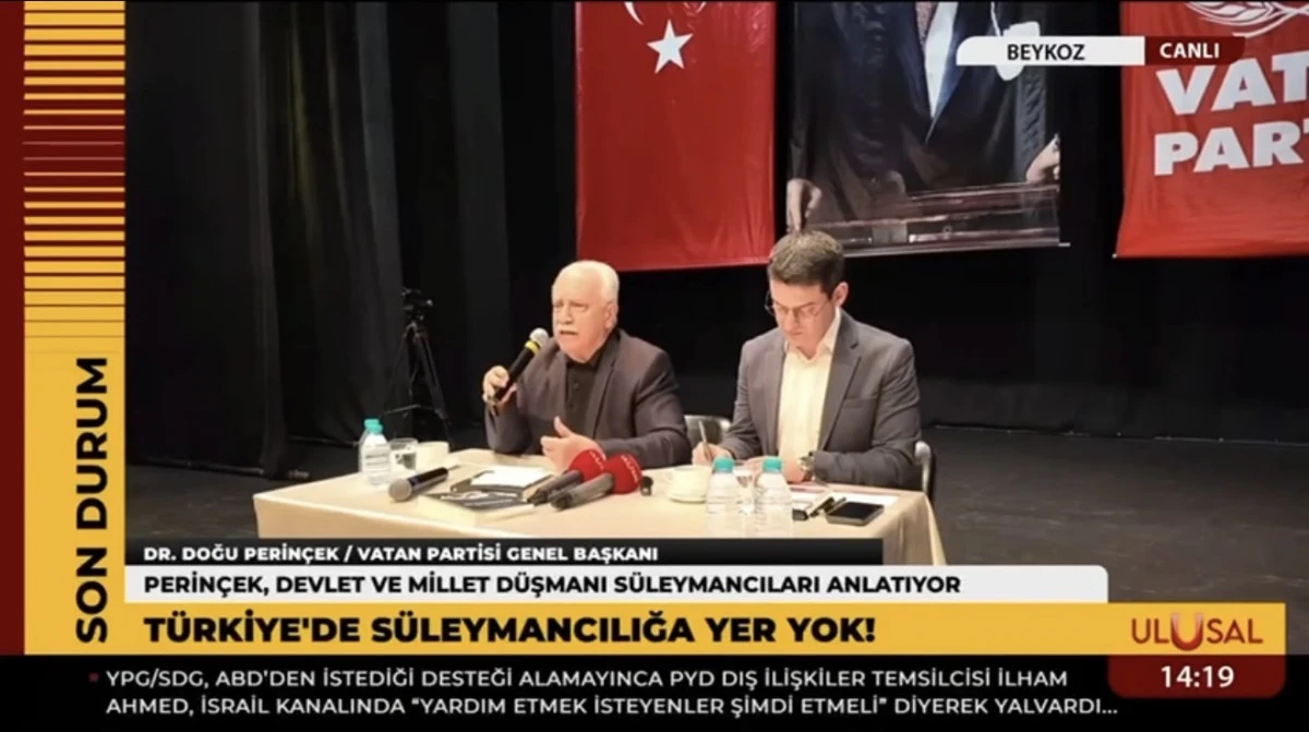 Doğu Perinçek’ten Cübbeli Ahmet Hoca’ya Tam Destek: Vatanseverlik ve Birlik Vurgusu