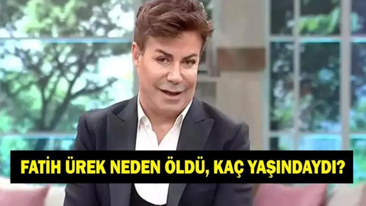 Son Dakika: Ünlü Şarkıcı Fatih Ürek Hayatını Kaybetti! Kalp Krizi Sonrası 3,5 Aylık Mücadele Son Buldu