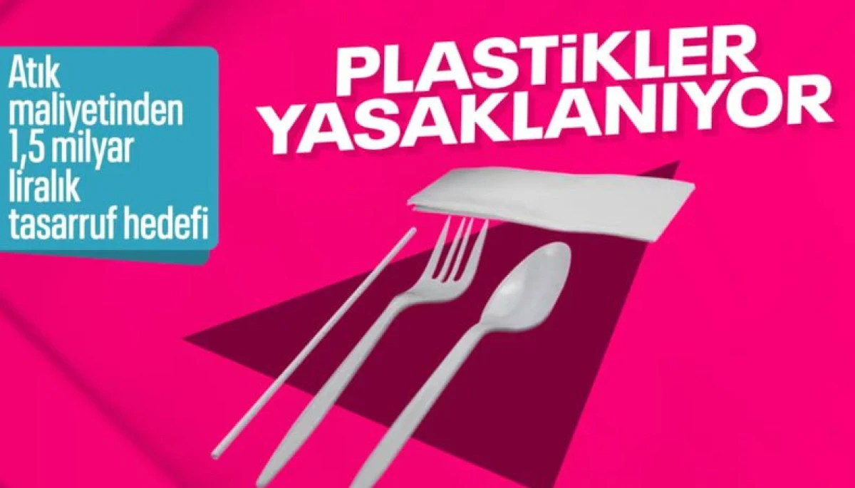 Plastik çatal, tabak ve pipetler yasaklanıyor