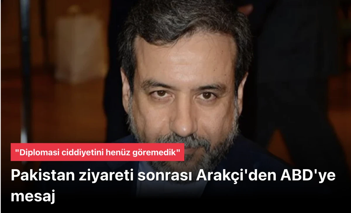 İran ABD’yİ suçladı: “Diplomaside gerçekten ciddi misiniz? Henüz göremedik!