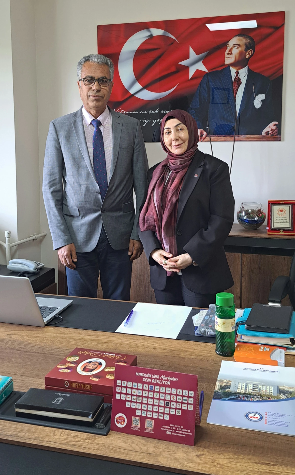 Ahde Vefa Platformu Başkanı Nuran Kırlak’tan Avcılar İlçe Tarım Müdürü Abuzer Sağdıç’a Ziyaret
