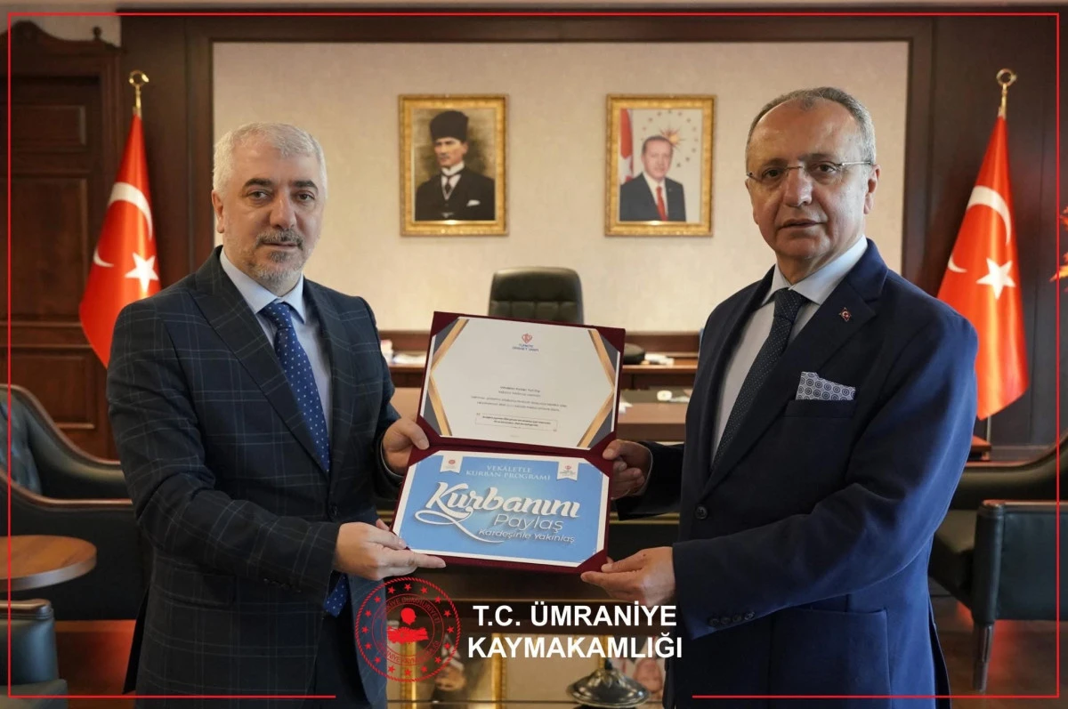 Yüksel Çelik Kurban Bağışı Yaptı!