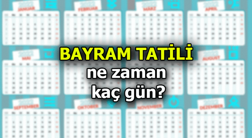 Kurban Bayramı Tatili 2026: Kamuda 9 Gün Resmi Tatil! Tarihler Netleşti